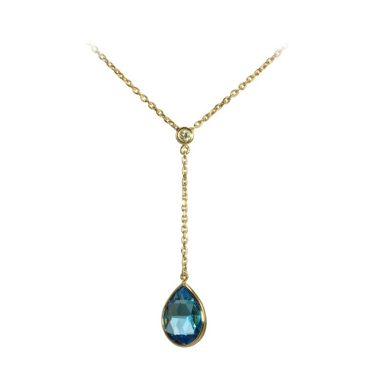 Swiss Topaz Pendant by Olivia B