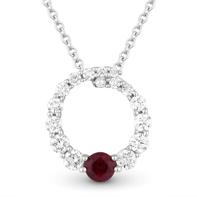 Ruby & Diamond Necklace