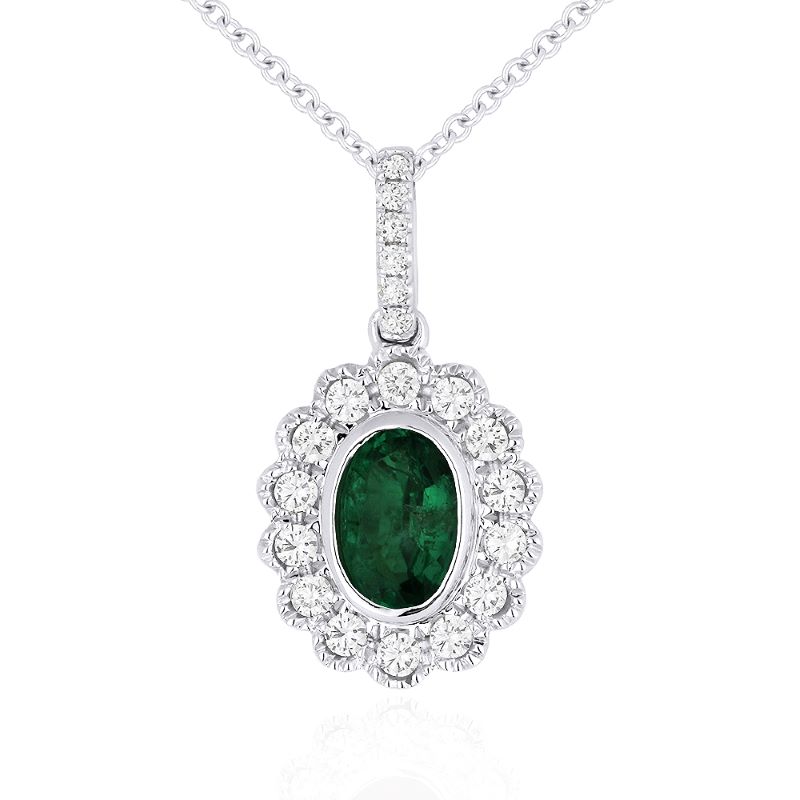 Emerald & Diamond Pendant