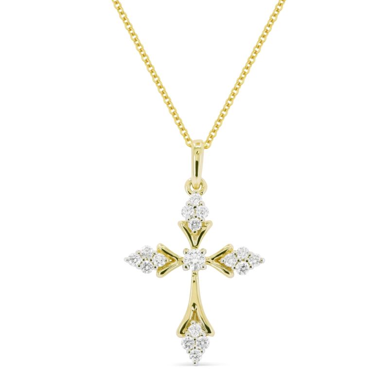 Diamond Cross Pendant