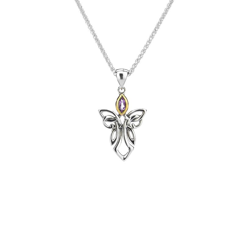 Angel Amethyst Small Pendant by Keith Jack