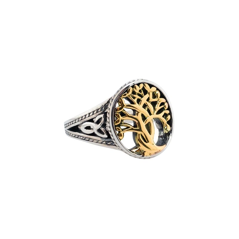 Tree Of Life Ring Sterling Silver by Keith Jack
