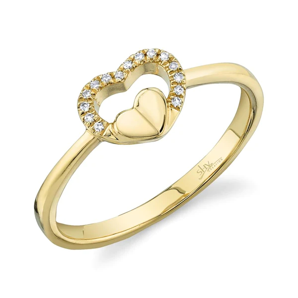 Diamond Heart Ring