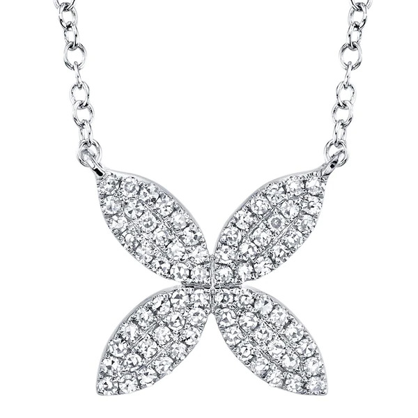 Flower Diamond Necklace
