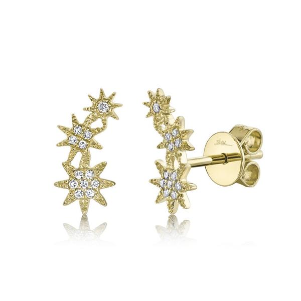 Diamond Star  Earrings