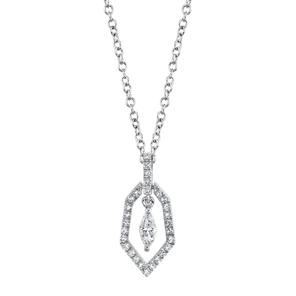 Diamond Marquise Necklace