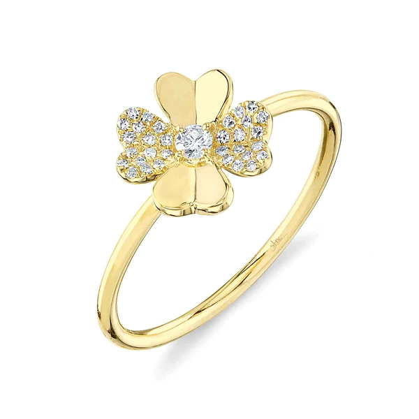 Diamond Clover Ring