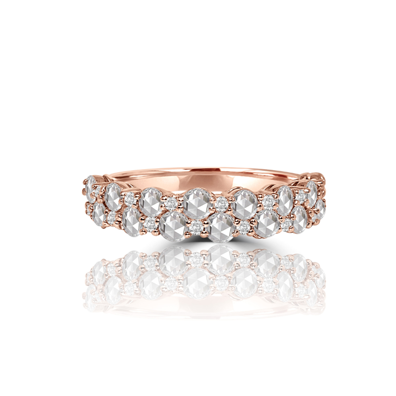 VIVAAN 'Uniqua' Diamond Wedding Band