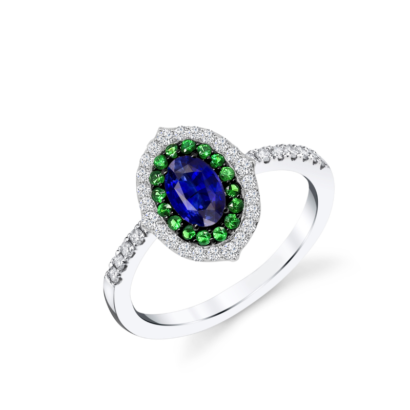 VIVAAN 'Indigo' Ring