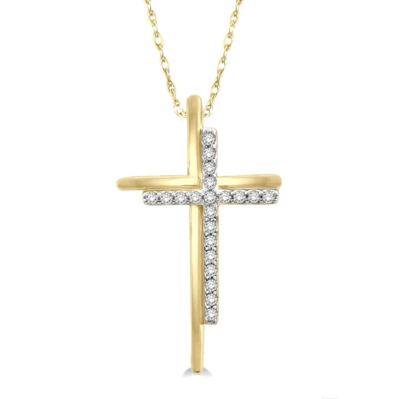 Diamond Cross Pendant