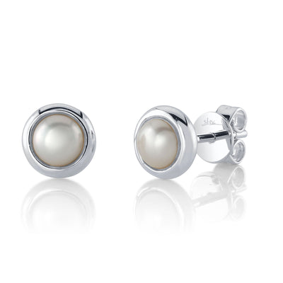 Pearl Stud Earrings