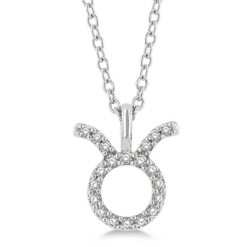 Taurus Zodiac Diamond Necklace