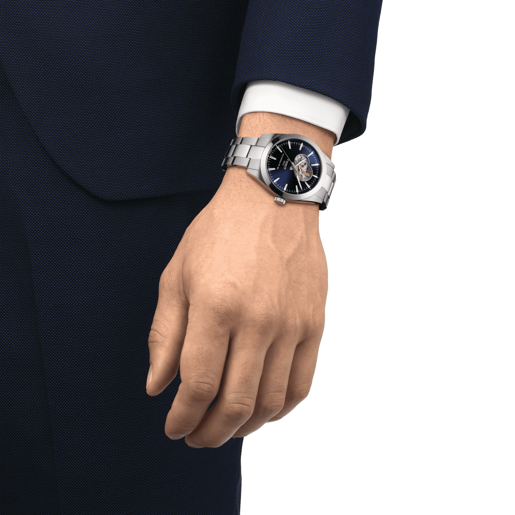 TISSOT GENTLEMAN POWERMATIC 80 OPEN HEART